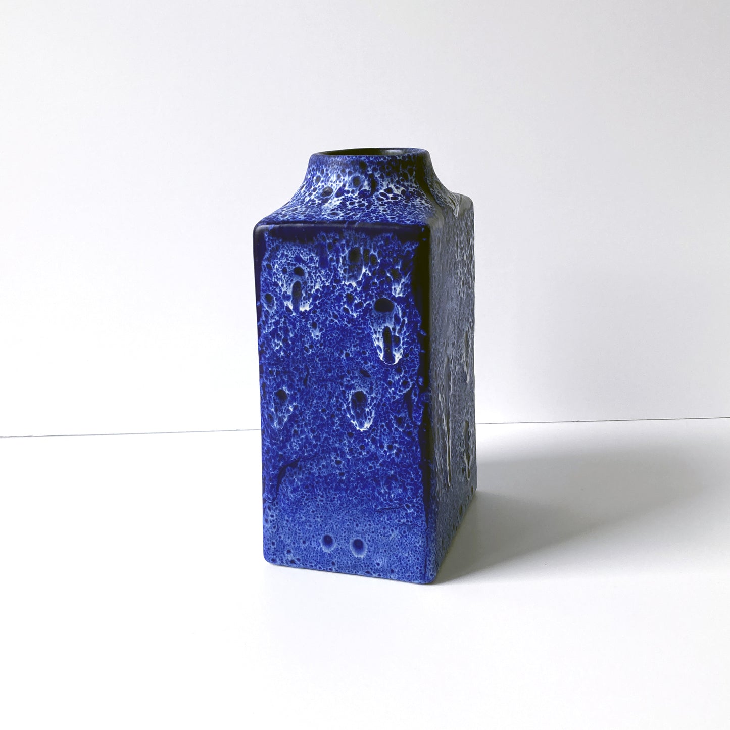 ES Keramik Blue Lava Vase, 1960s