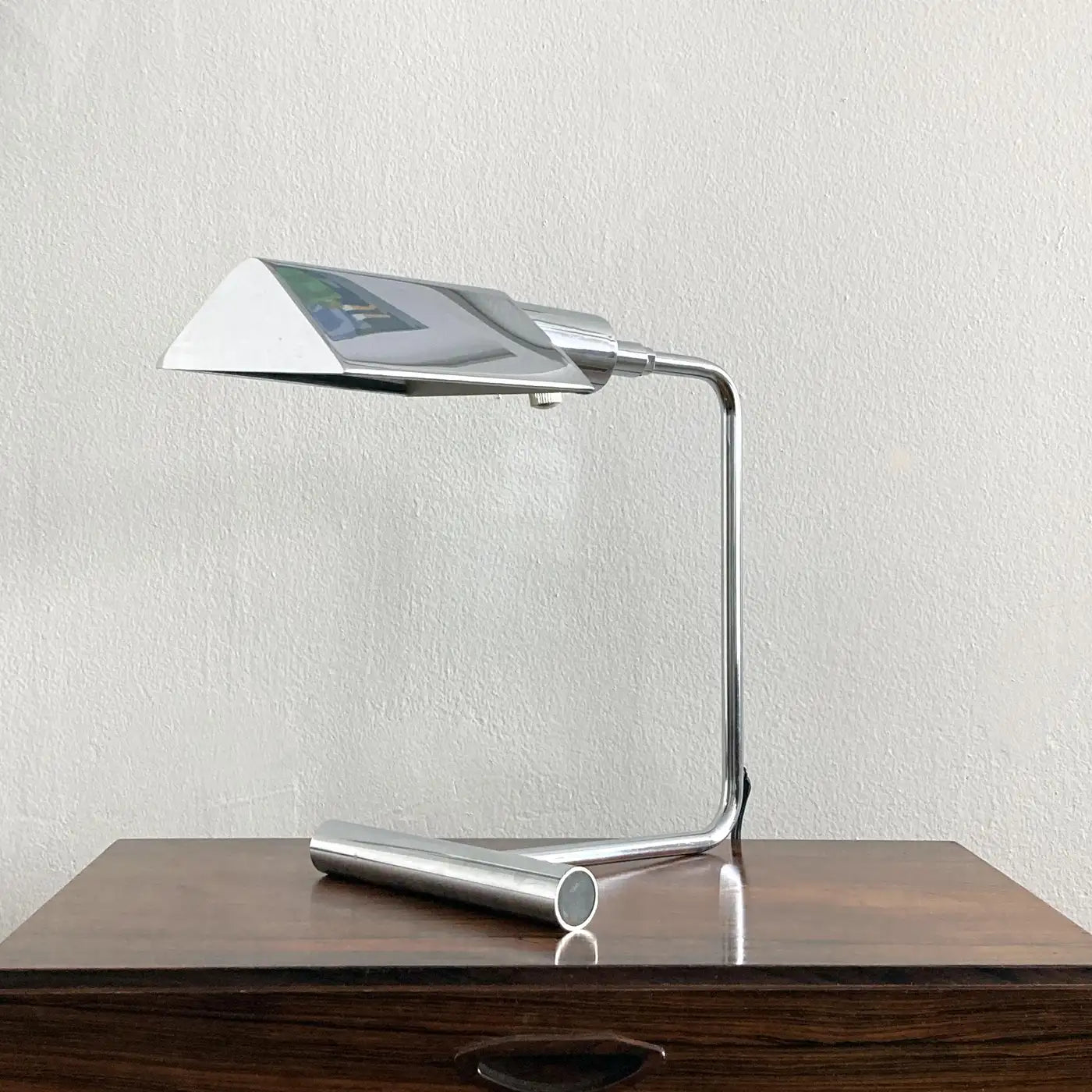 Koch & Lowy for OMI Chrome Reading Desk Lamp