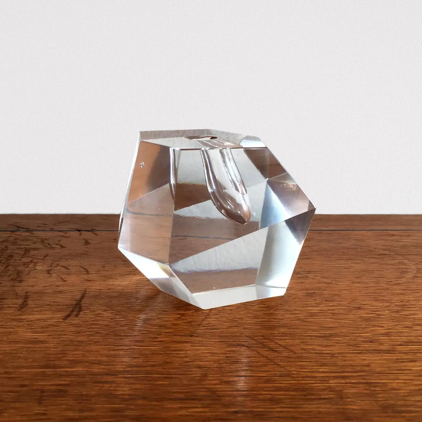 Iittala by Timo Sarpaneva, Faceted Crystal Bud Vase