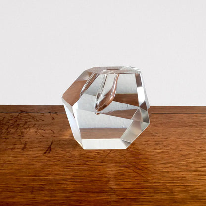 Iittala by Timo Sarpaneva, Faceted Crystal Bud Vase