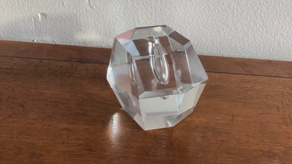 Iittala by Timo Sarpaneva, Faceted Crystal Bud Vase