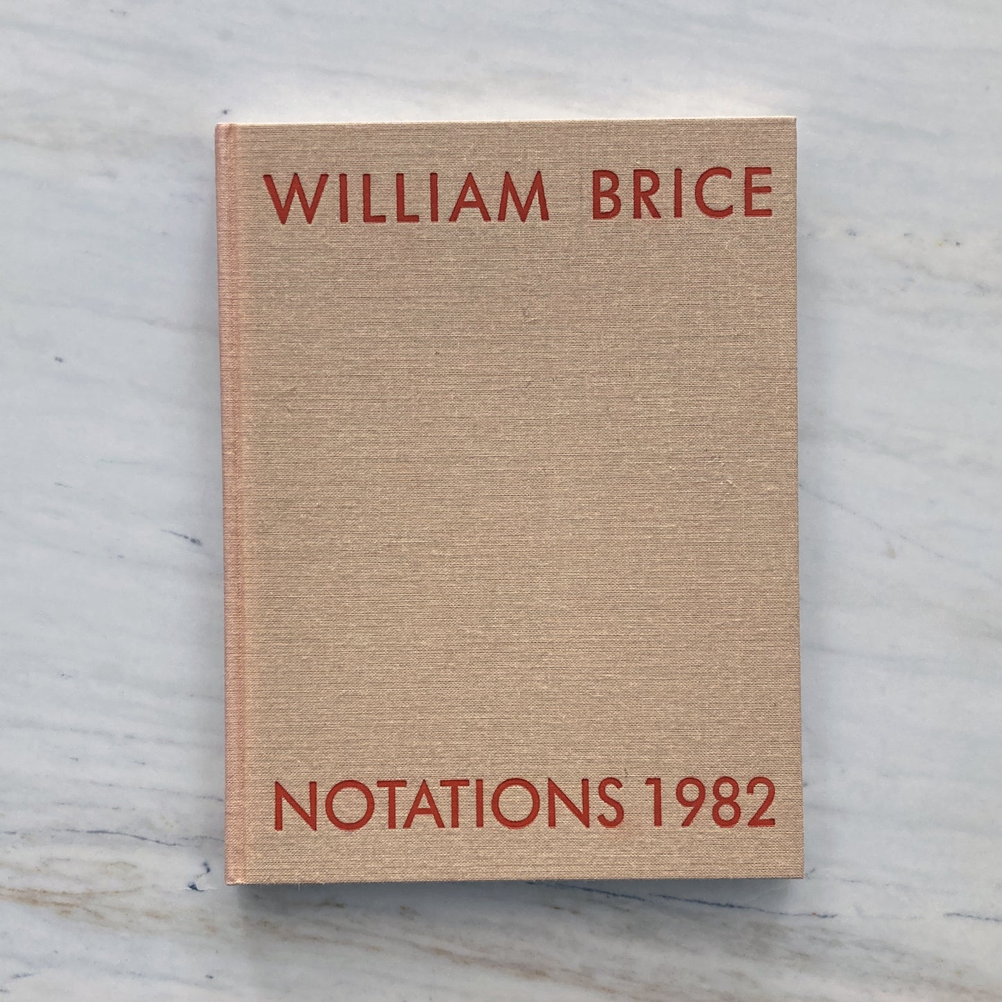 William Brice, Notations 1982, Twelvetrees Press, First Edition