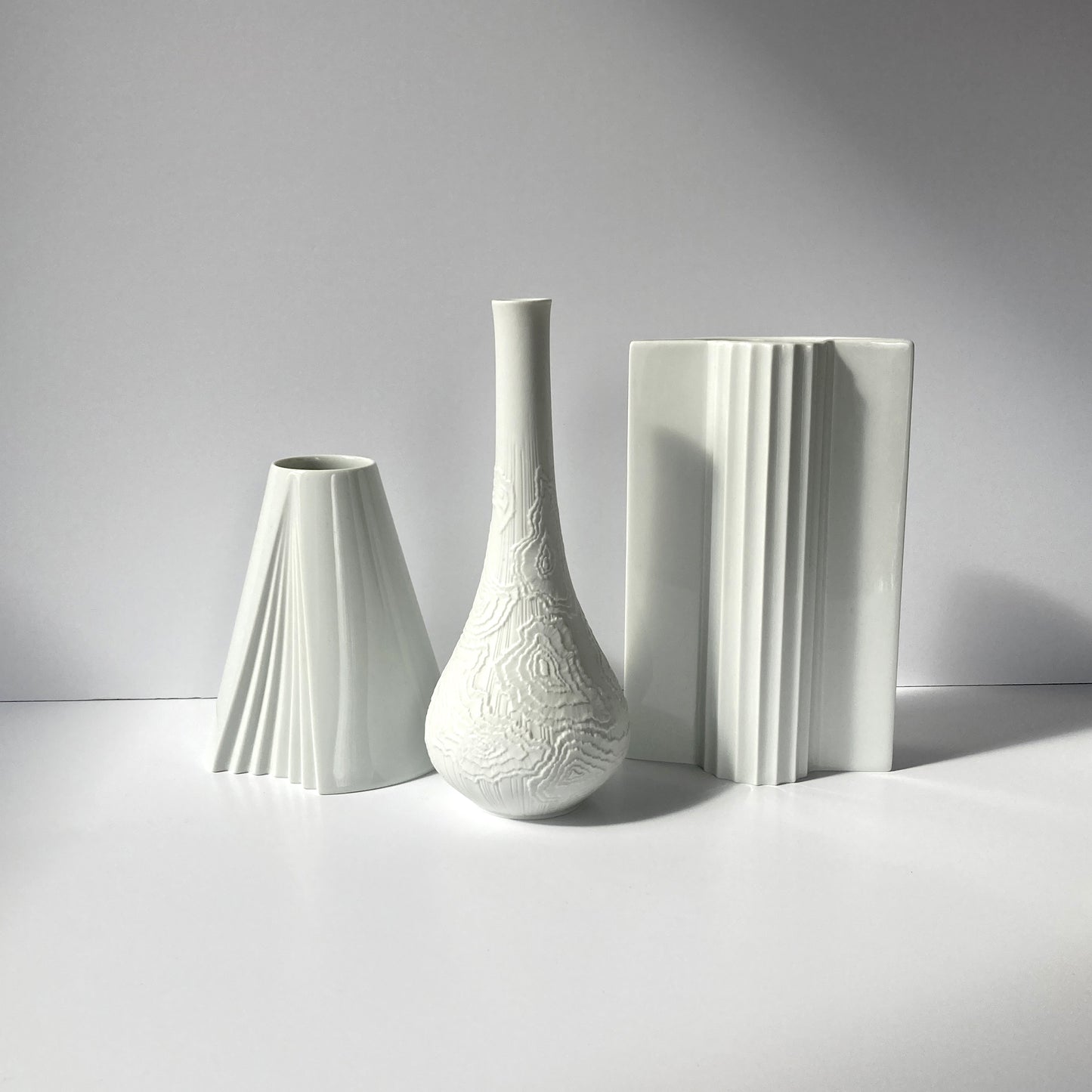 AK Kaiser White Bisque Vase