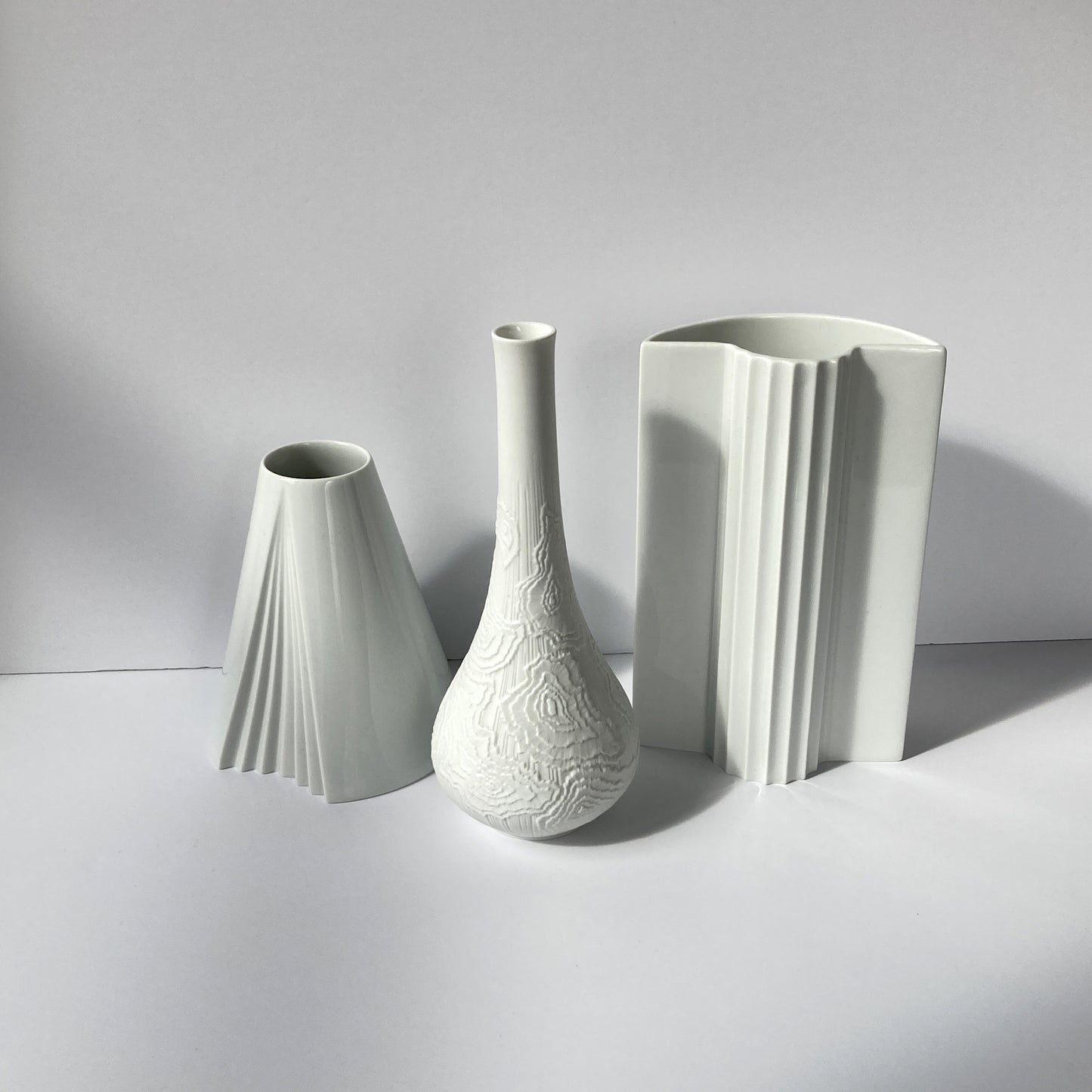 AK Kaiser White Bisque Vase